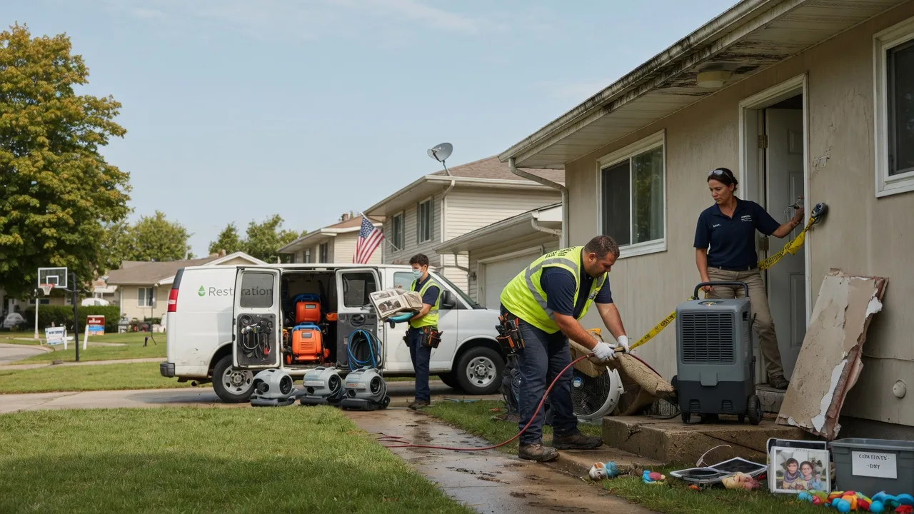 Water Damage Restoration in Chanute, KS near me